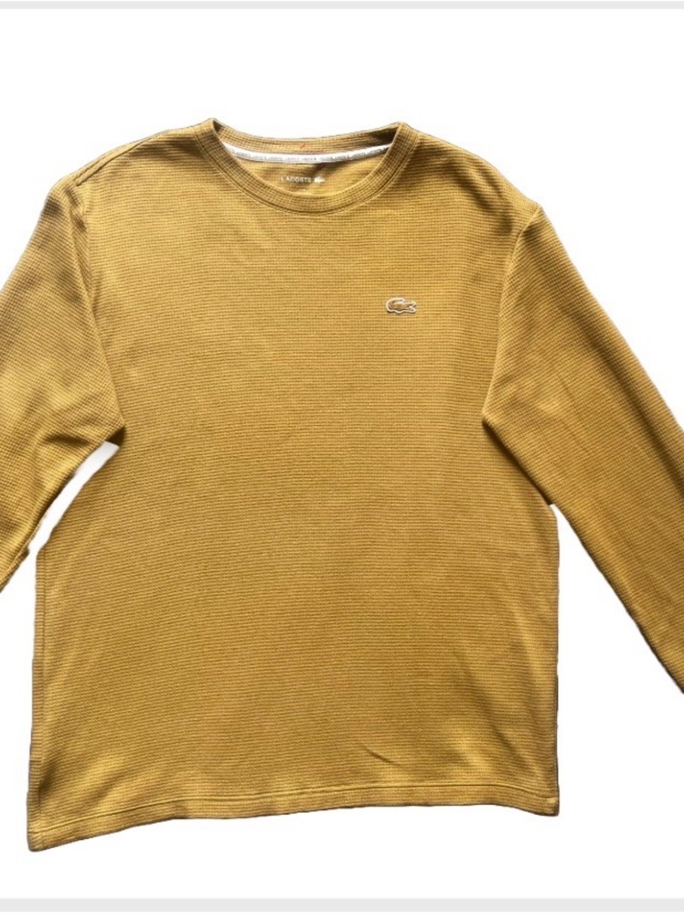 Lacoste Men’s Golden Mustard Crewneck Sweater